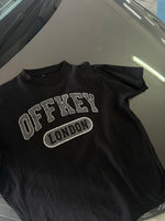 OFF KEY LONDON BLACK T-SHIRT