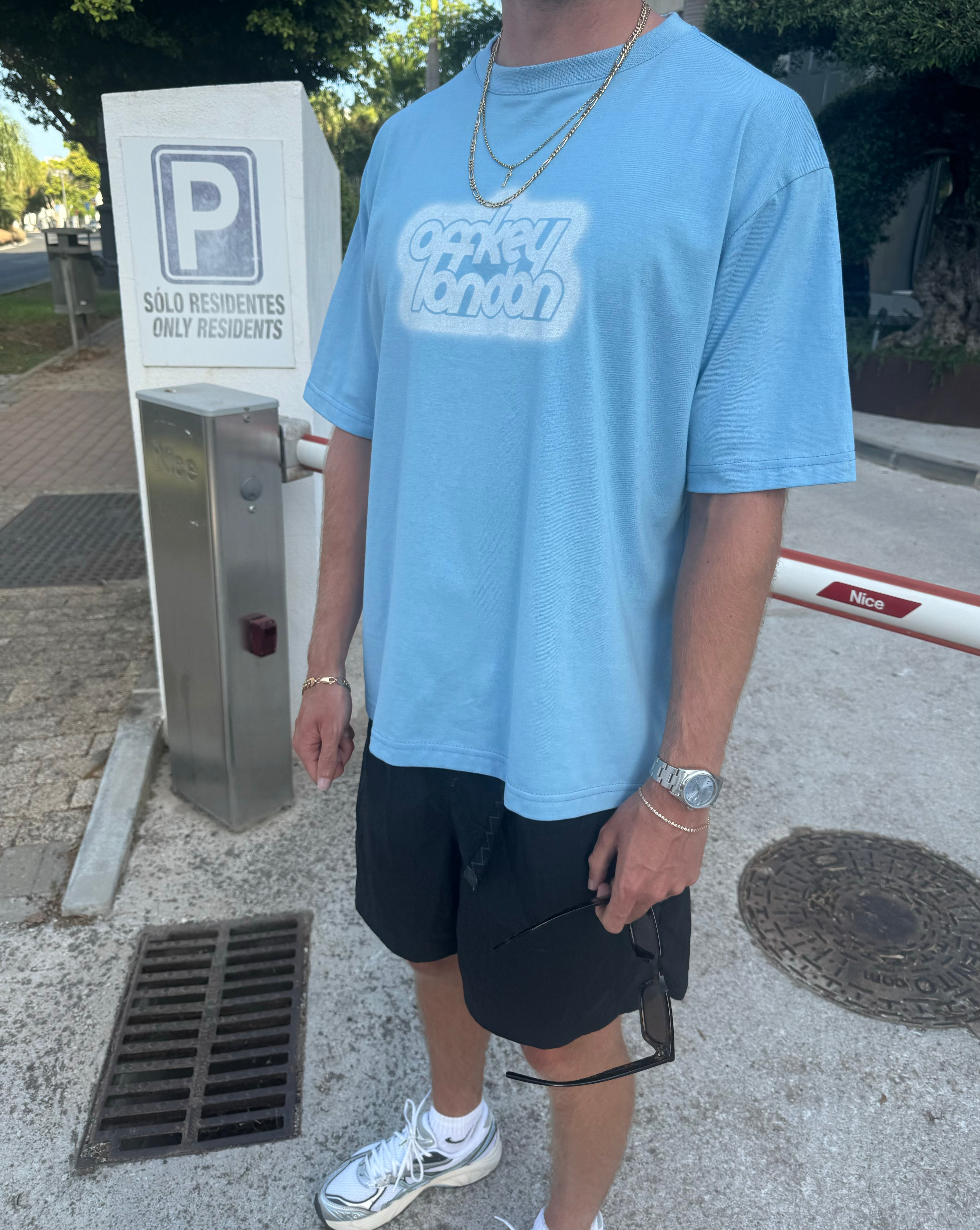 SKY BLUE ‘CLOUD’ TEE