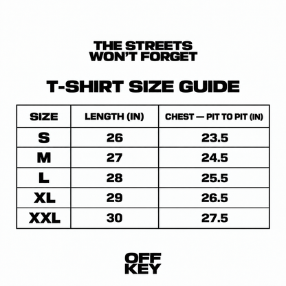 ‘THE STREETS WON’T FORGET’ TAARABT T-SHIRT