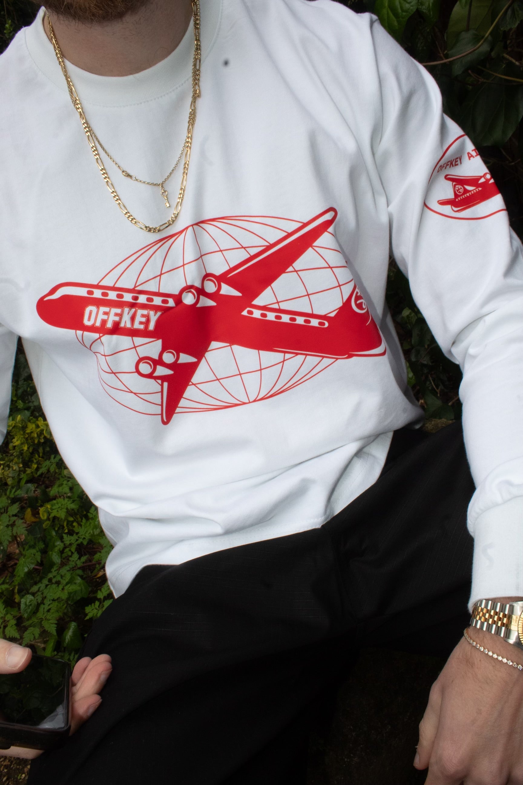 OFF KEY AIRLINES LONG SLEEVE